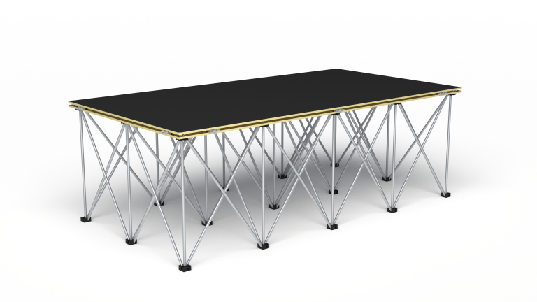 Modular portable staging solutions for flexible event set-up - Panel Systems