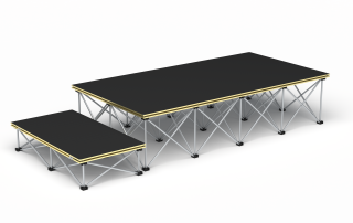 Modular portable staging solutions for flexible event set-up - Panel Systems