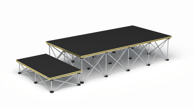 Modular portable staging solutions for flexible event set-up - Panel Systems