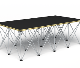 Modular portable staging solutions for flexible event set-up - Panel Systems
